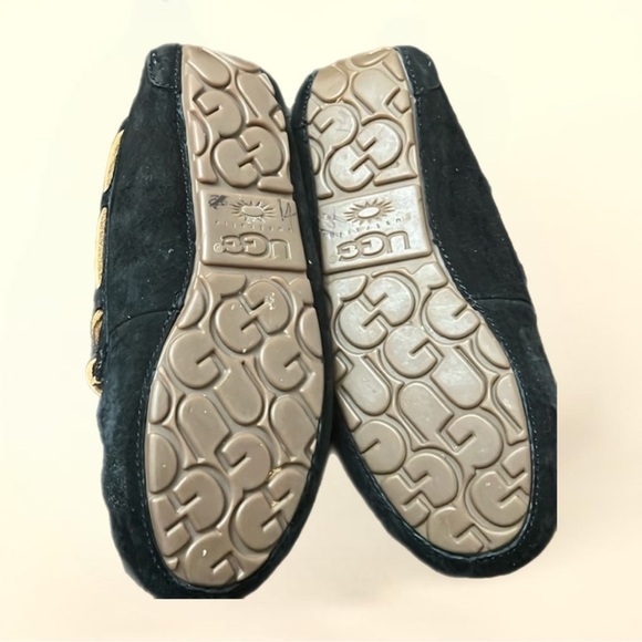 UGG Dakota Moccasin Slippers SN 5612 | Blue w/Brown Ties | US-5 - Picture 5 of 5